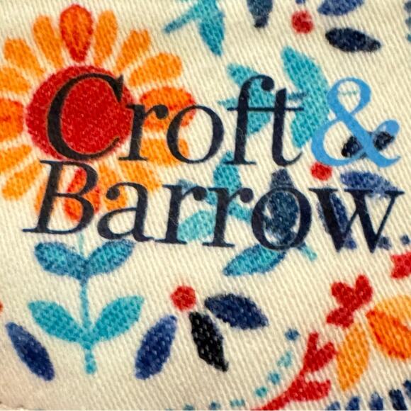 Croft & Barrow blue red floral casual golf shorts size 14
 b10 - Picture 2 of 5